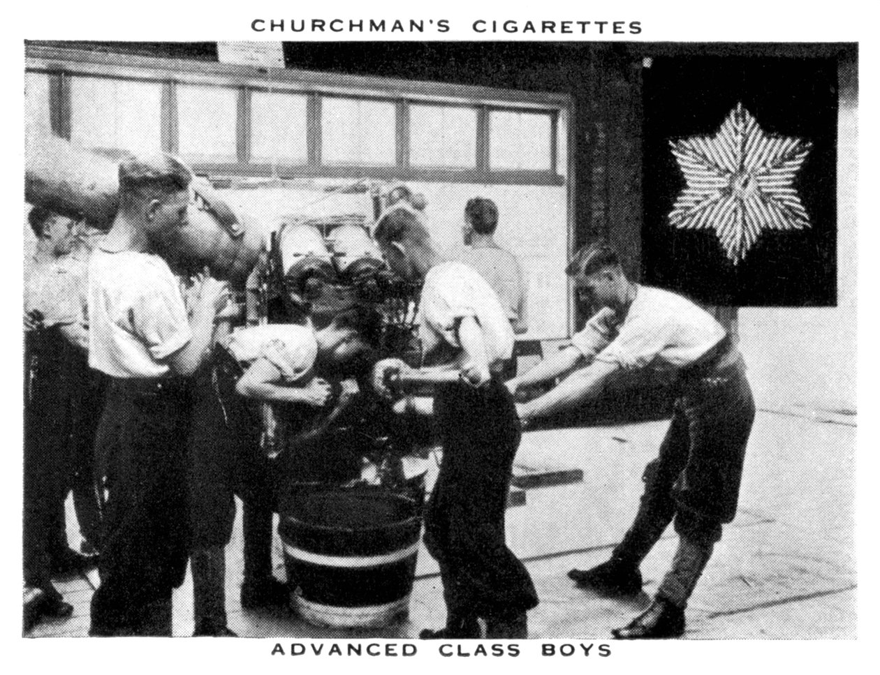 Gevorderde klas jongens door WA and AC Churchman