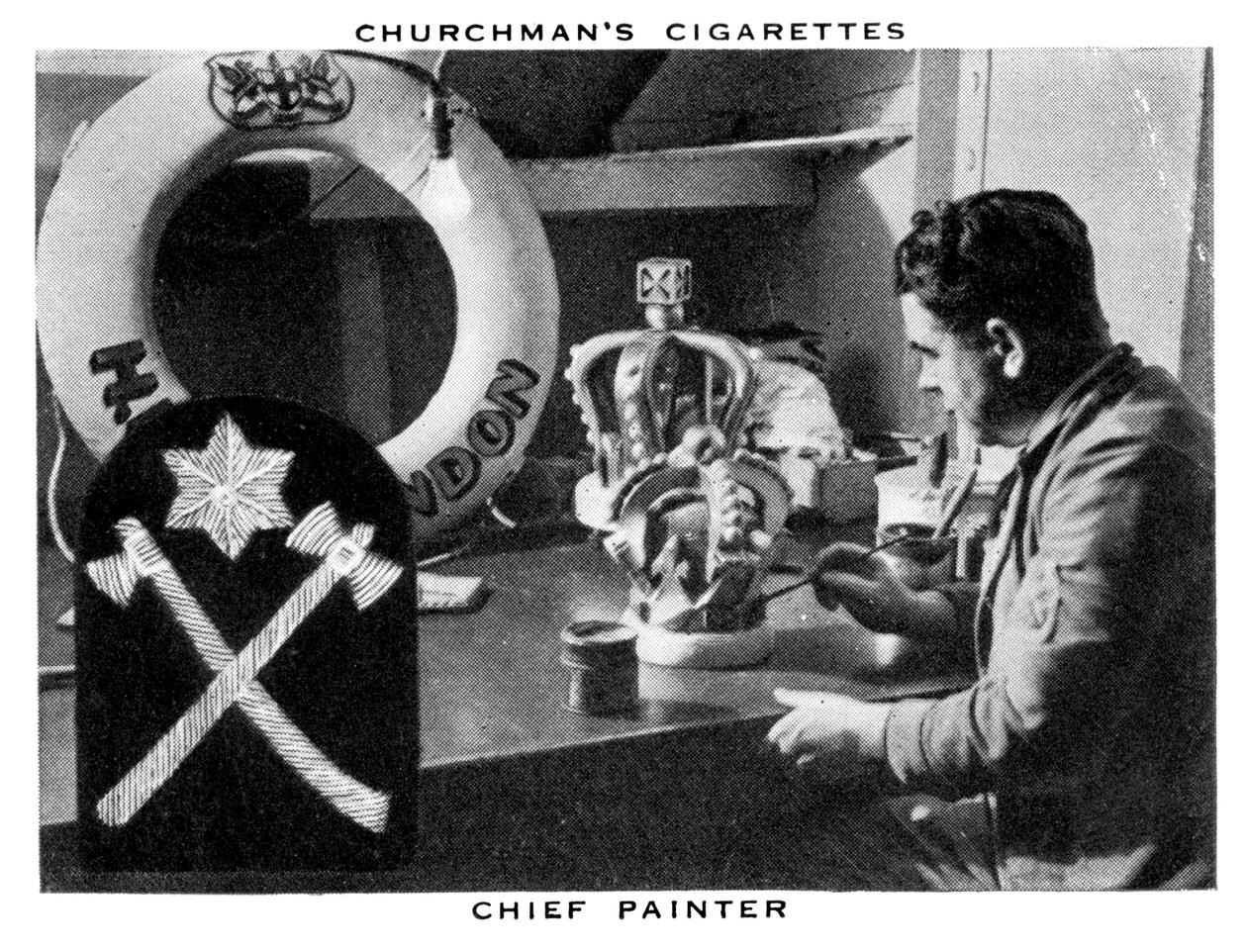 Hoofdschilder door WA and AC Churchman