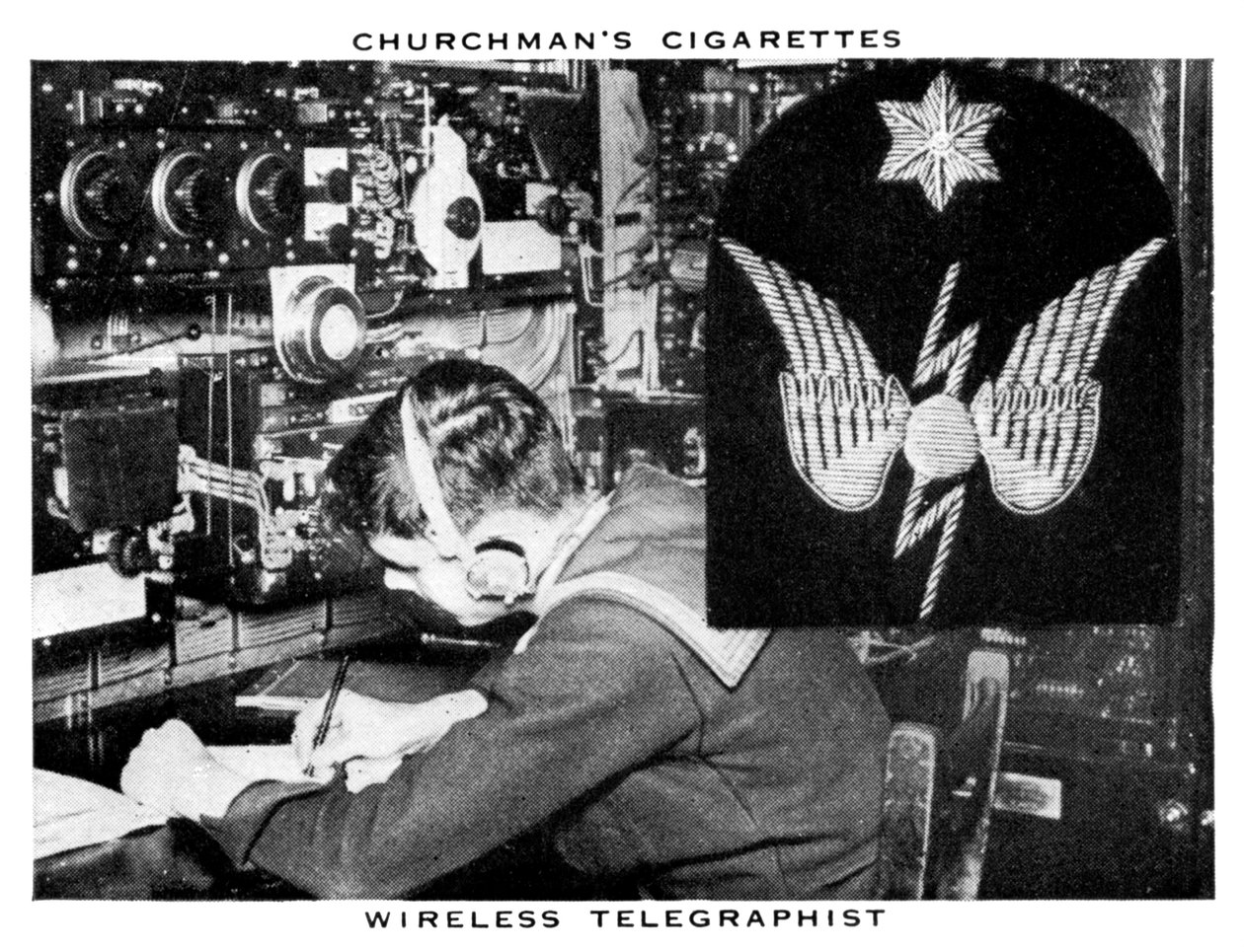 Draadloze telegrafist door WA and AC Churchman