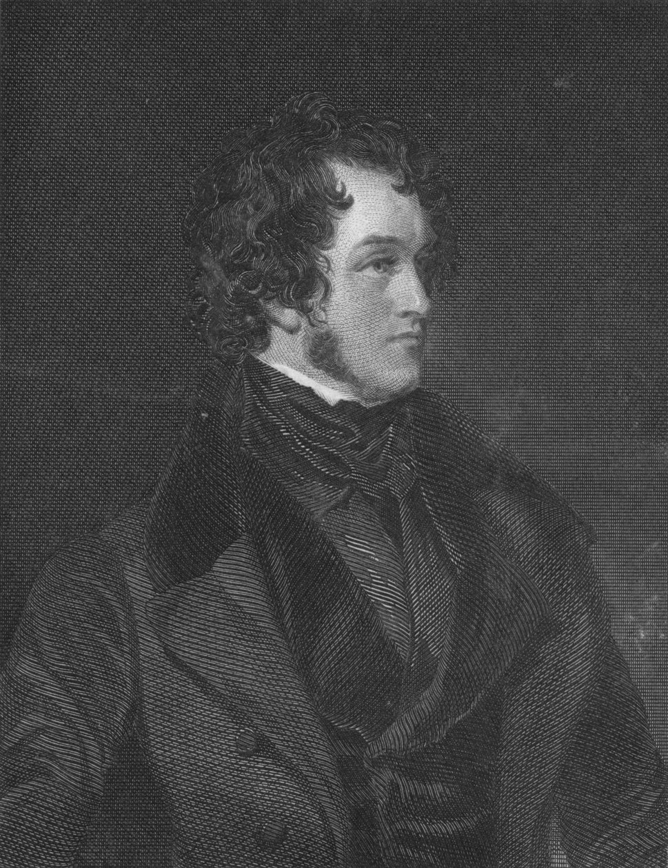 Mr. Harrison Ainsworth, c1840 door WC Edwards