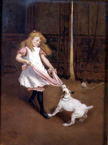 Touwtrekken door W.F. Hardy