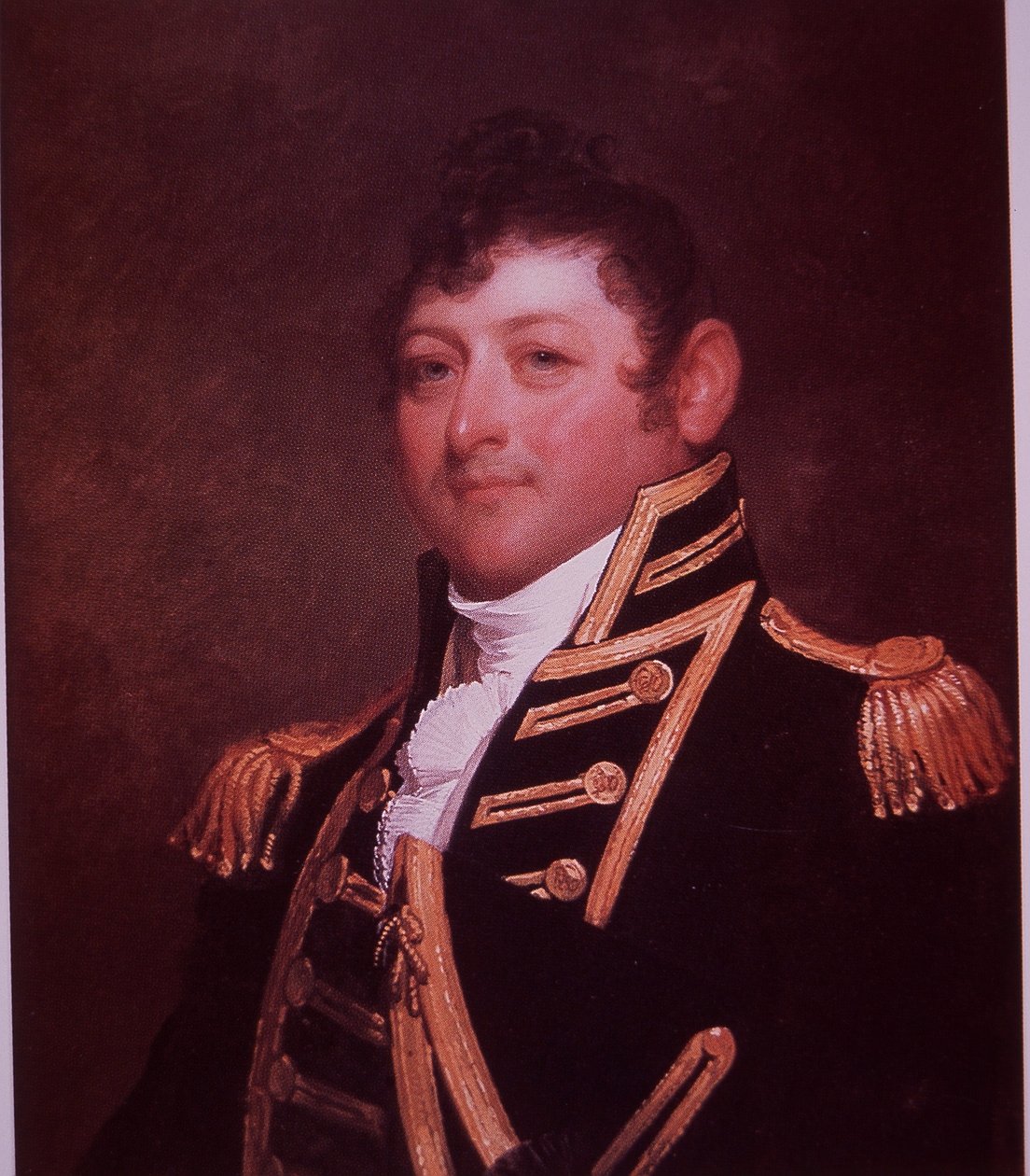 William Hull (kleur litho) door John Ward Dunsmore