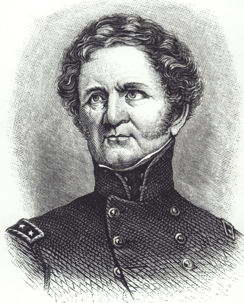 Winfield Scott (gravure) door John Ward Dunsmore