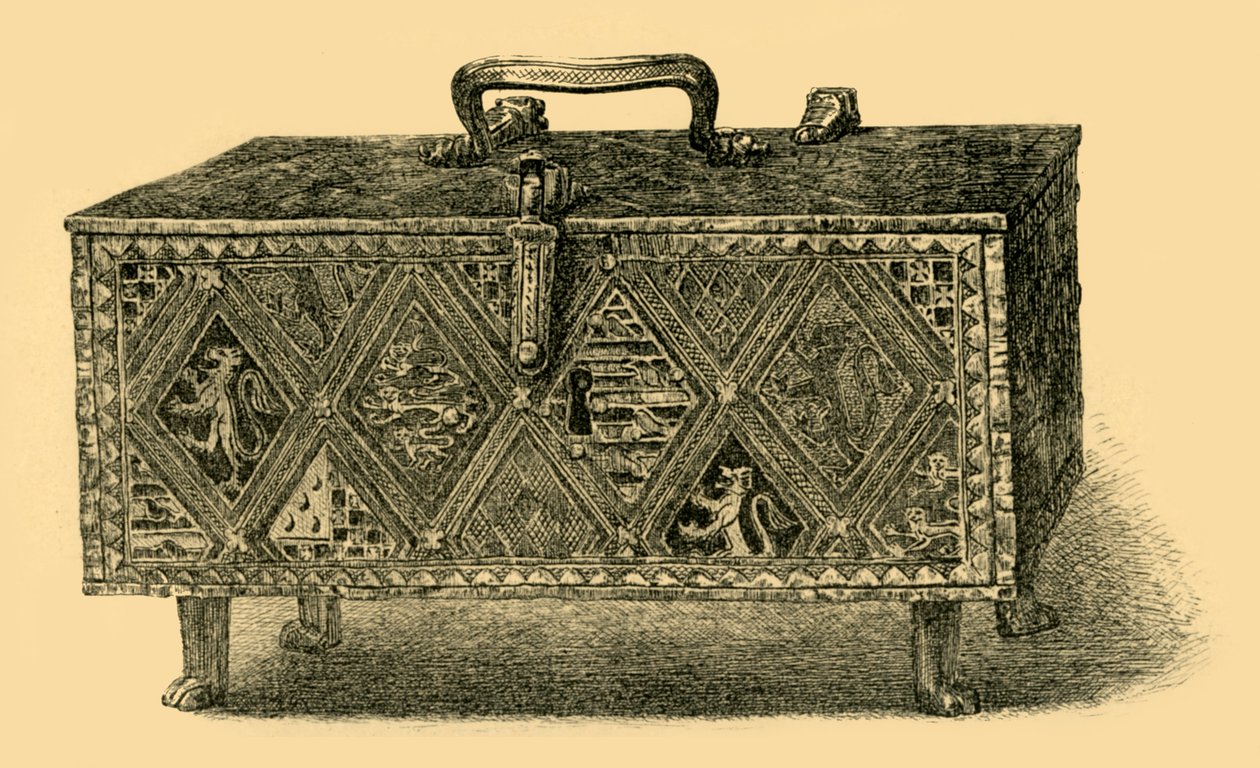 De Valence Kist, ca. 1305-1312, 1881 door W. Harbutt
