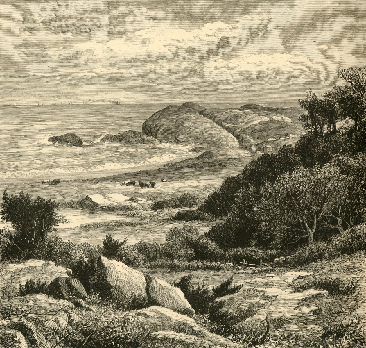 Verre uitzicht op het vagevuur, 1872 door W. J. Linton