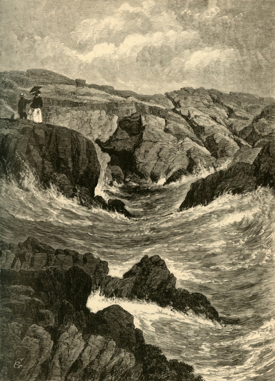 De Spuitende Grot, 1872 door W. J. Linton