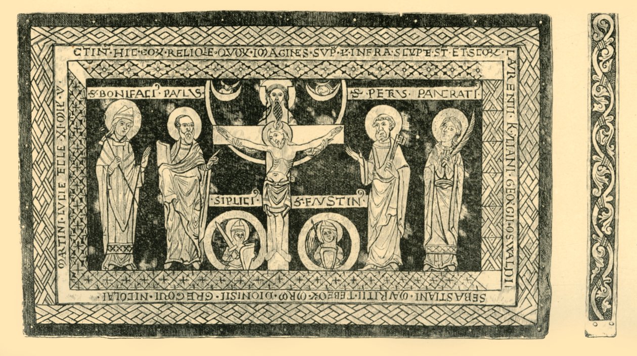 Het draagbare altaar van Hildesheim, ca. 1160-1170, 1881 door W Jones