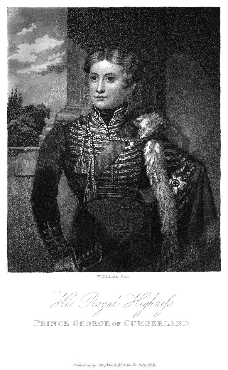 Prins George van Cumberland, 1831 door W. Nicholas