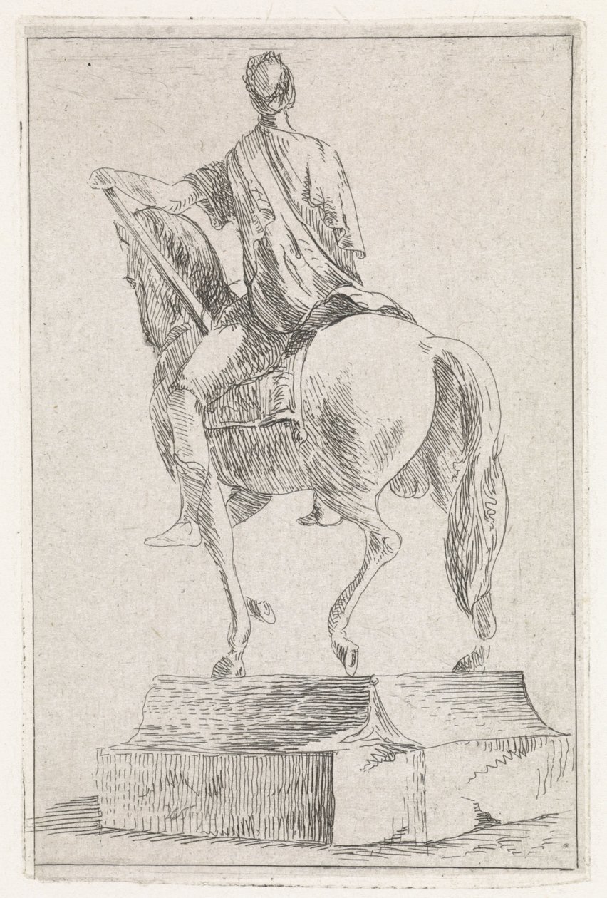 Ruiterstandbeeld door W. van Tuyll