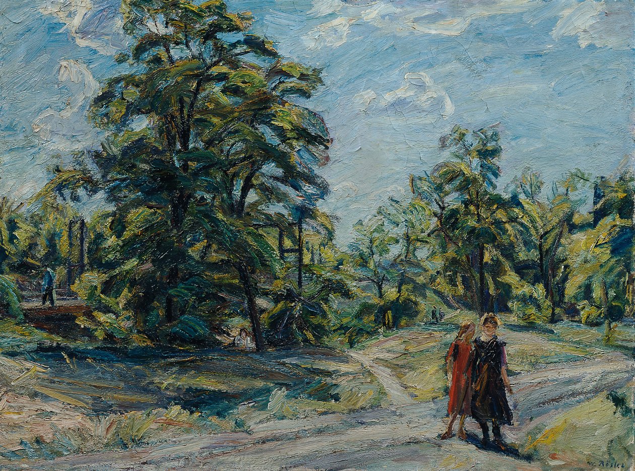 Boomlandschap door Waldemar Rosler