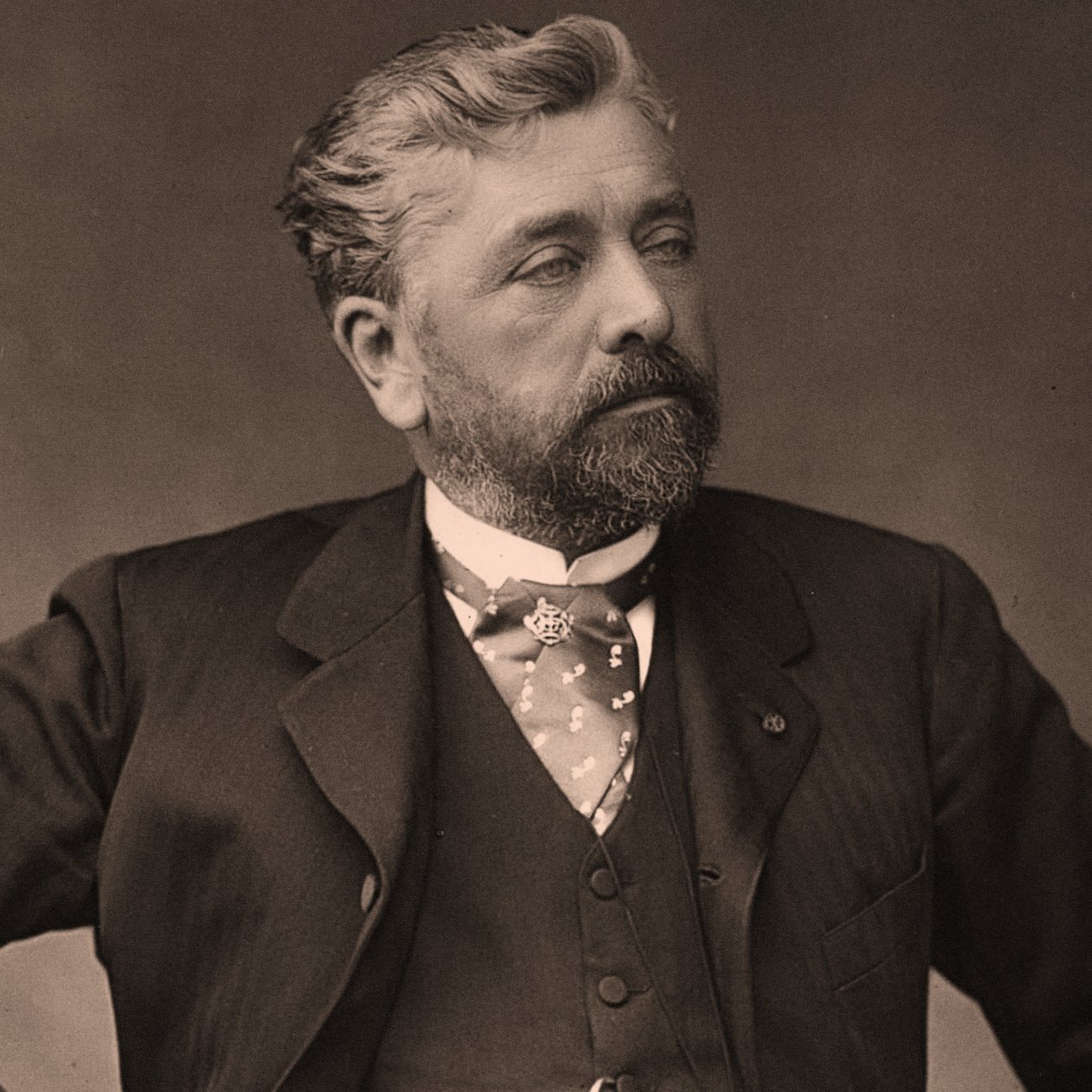 Portret van Gustave Eiffel, 1889 door Walery