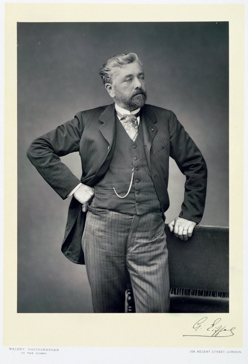 Alexandre Gustave Eiffel, Franse ingenieur, laat 19e eeuw door Walery