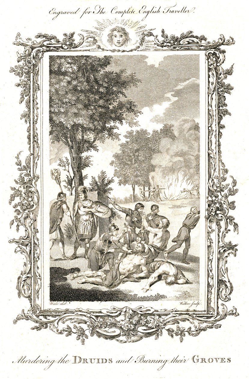 Het vermoorden van de Druïden, c.1771-1772 door Walker