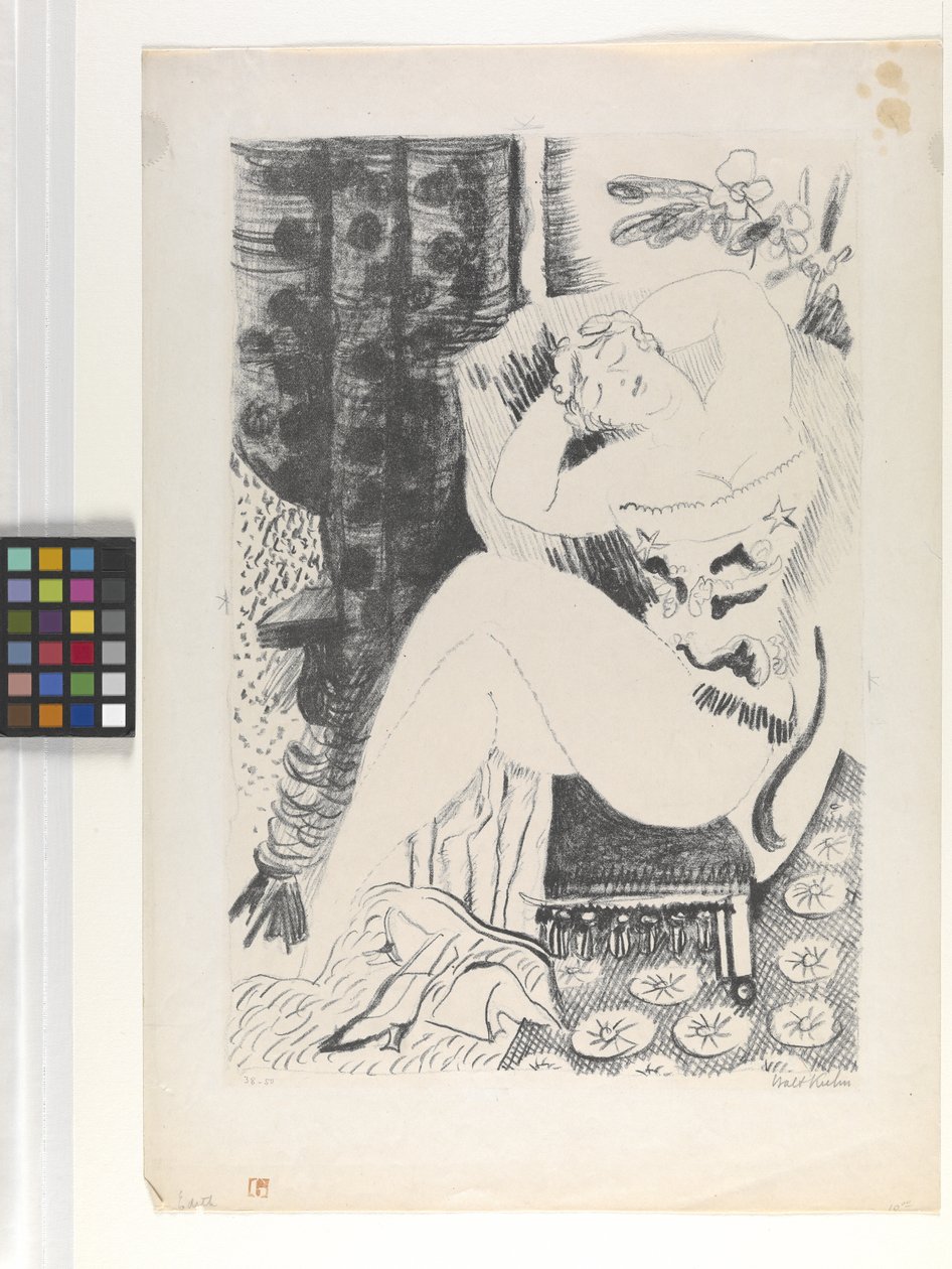 Edith door Walt Kuhn