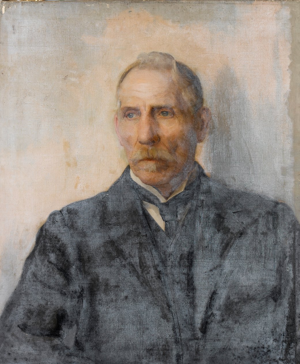 Portret van een man door Walter Bonner Gash