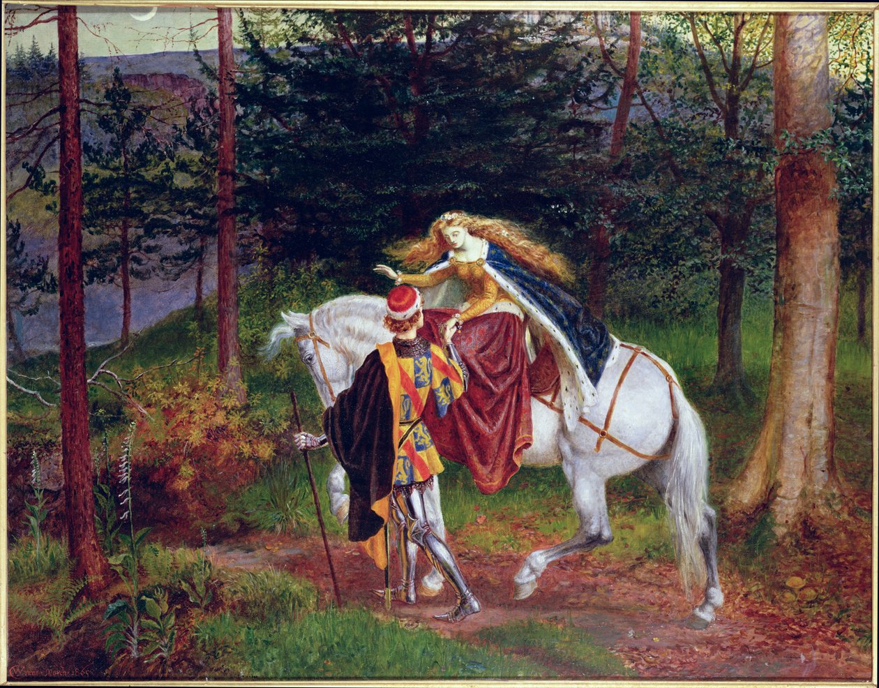 La Belle Dame Sans Merci door Walter Crane