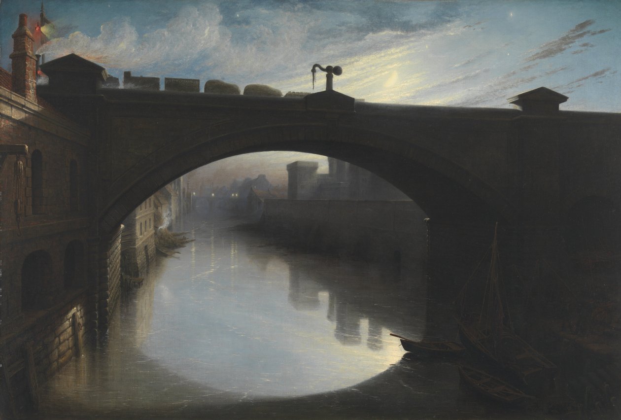 Spoorbrug over de River Cart, Paisley door Walter Hugh Paton