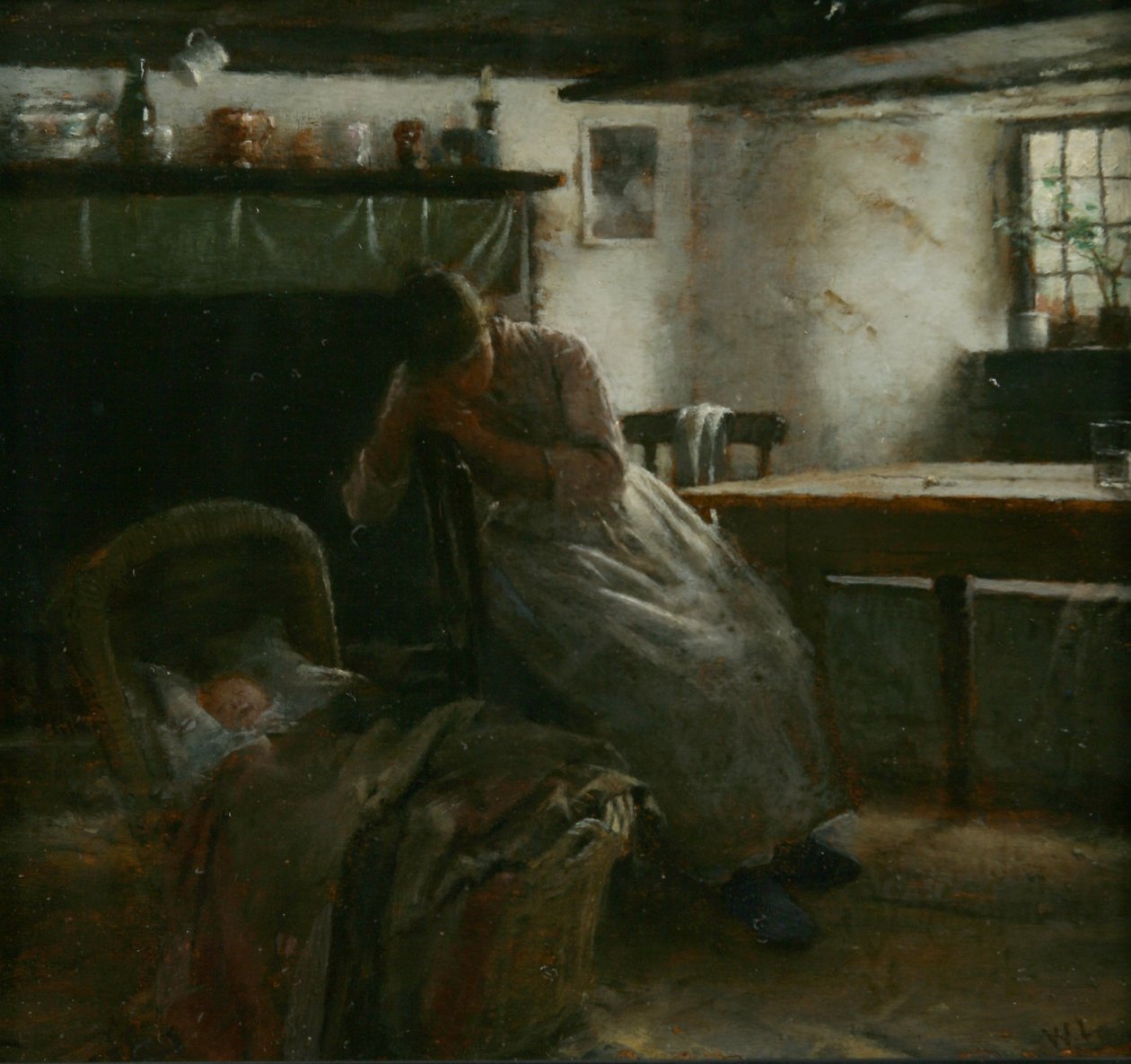 Dagdromen, of Moederschap door Walter Langley