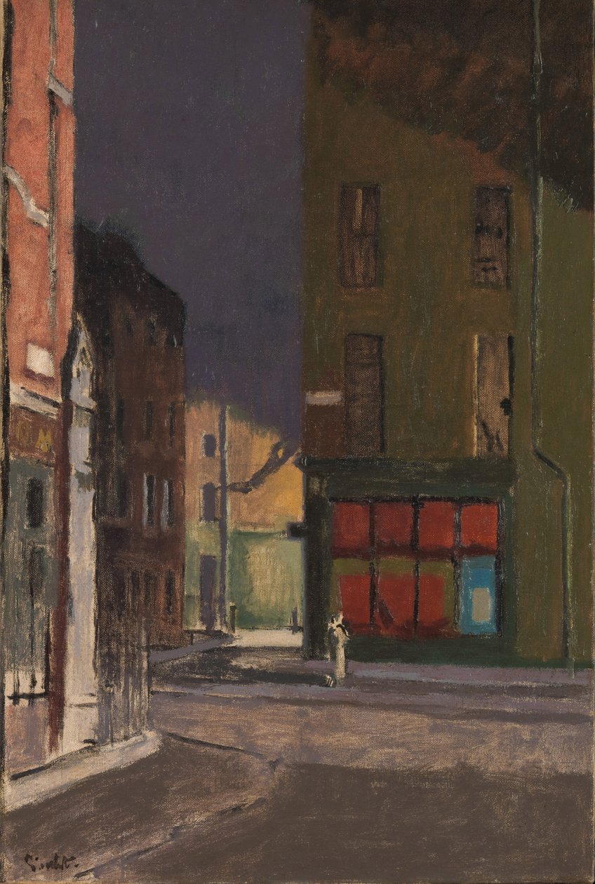 Maple Street, Londen, ca. 1915-23 door Walter Richard Sickert