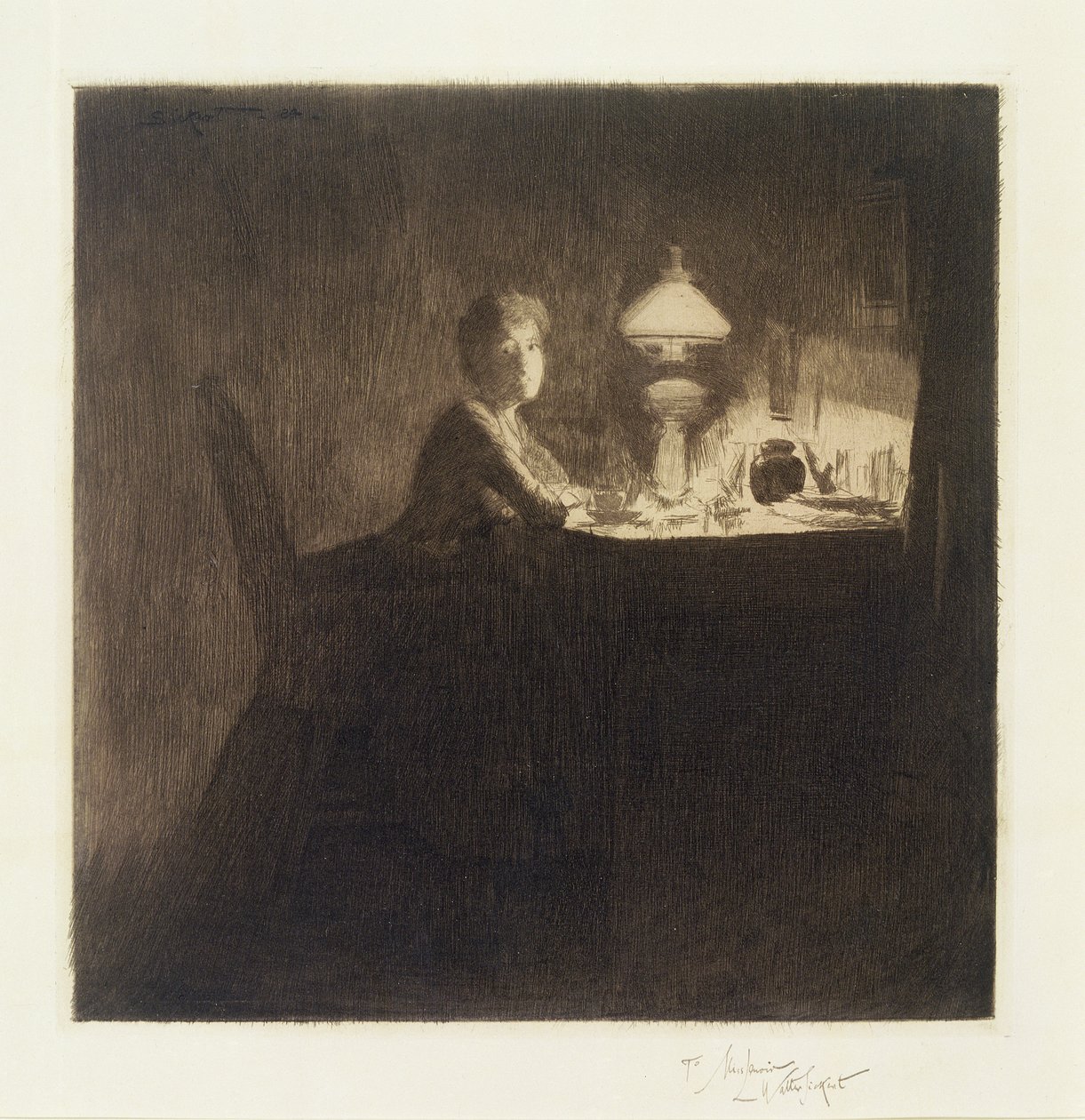 De Acterende Manager, 1884 door Walter Richard Sickert