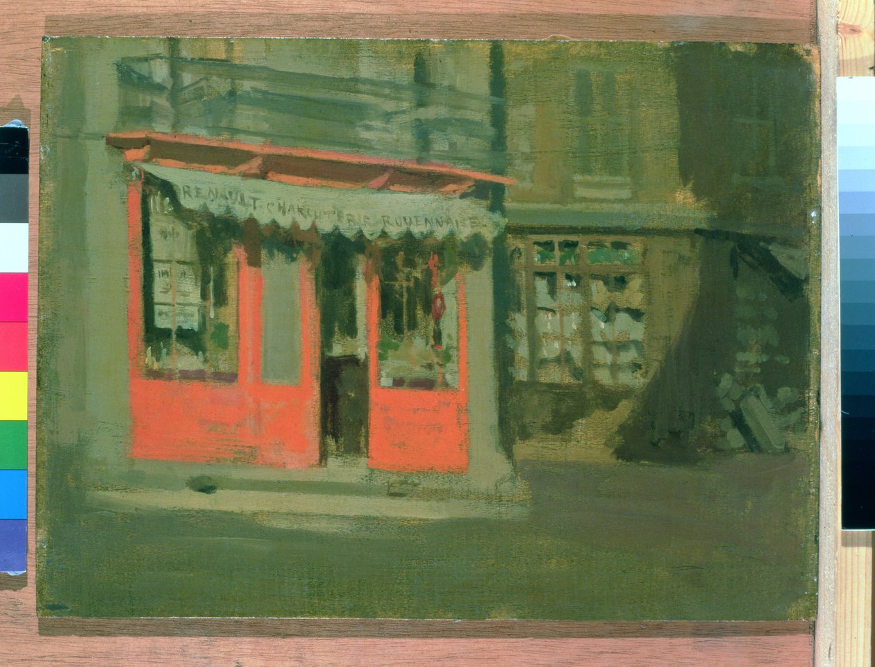 De Rode Winkel door Walter Richard Sickert