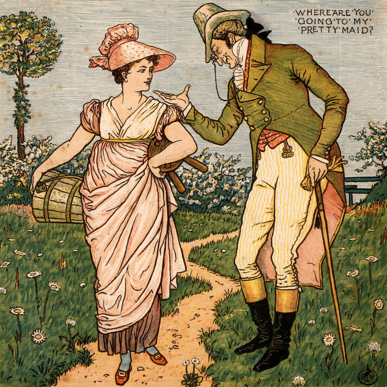 Walter Crane (1845-1915) door Walter Crane