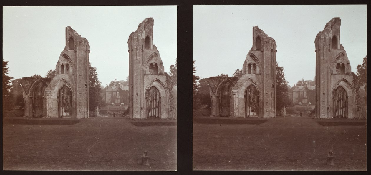 Glastonbury Abdij, Glastonbury, Mendip, Somerset, 1913 door Walter Edward Zehetmayr