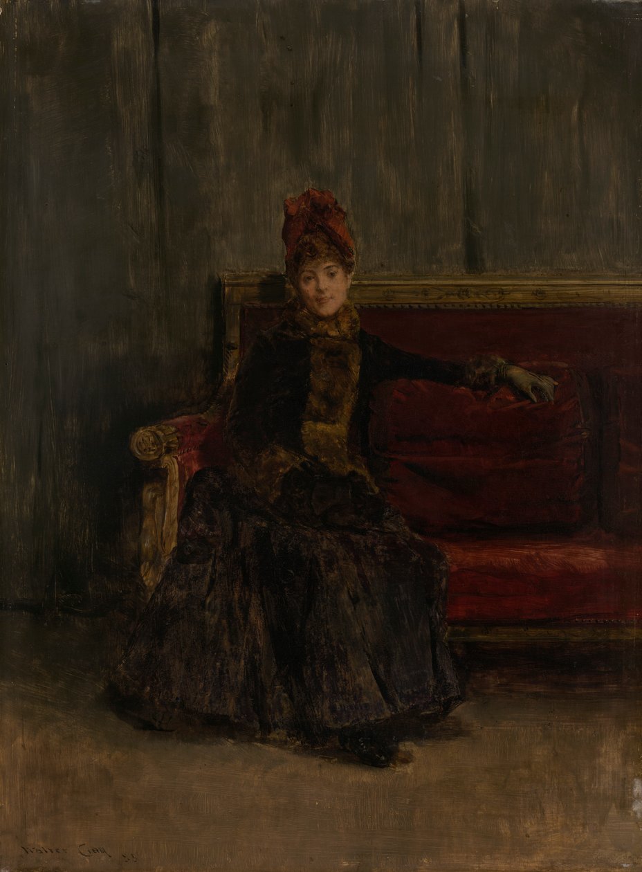 Zittende Dame door Walter Gay