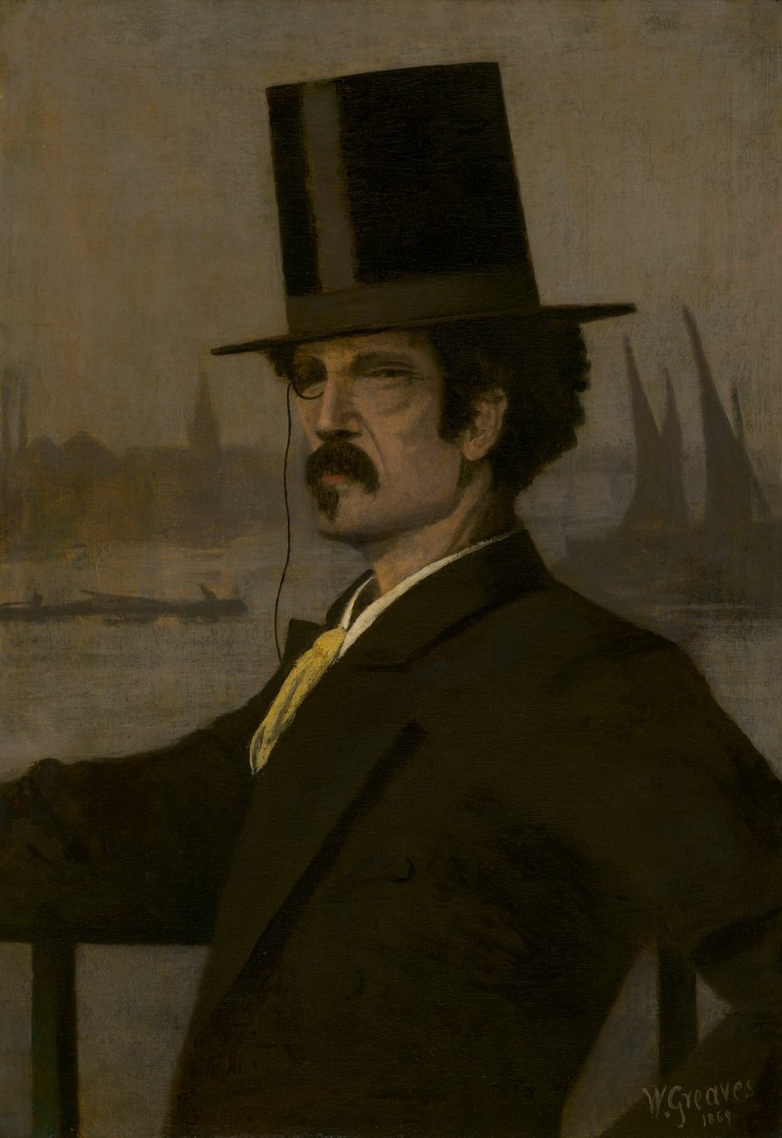 James McNeill Whistler, 1869 door Walter Greaves