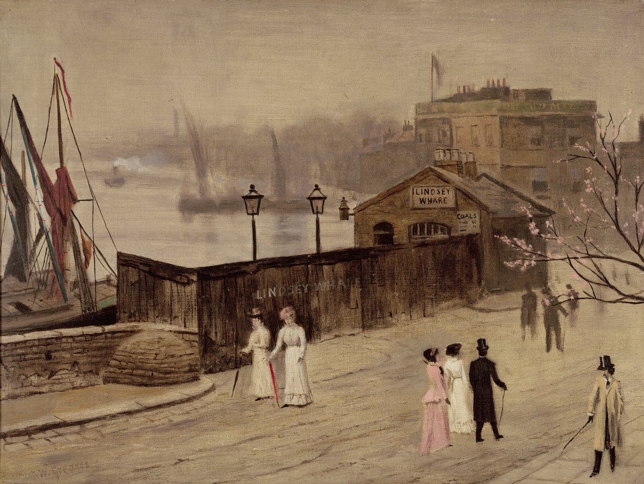 Lindsey Wharf door Walter Greaves