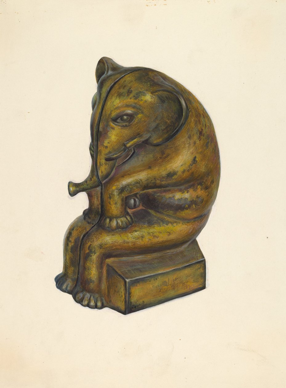 Speelgoedbank: Olifant door Walter Hochstrasser