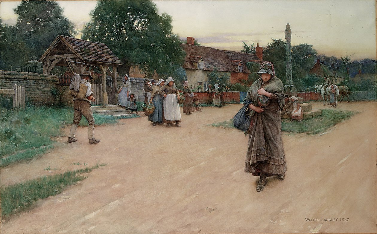 Verraden, 1887 door Walter Langley