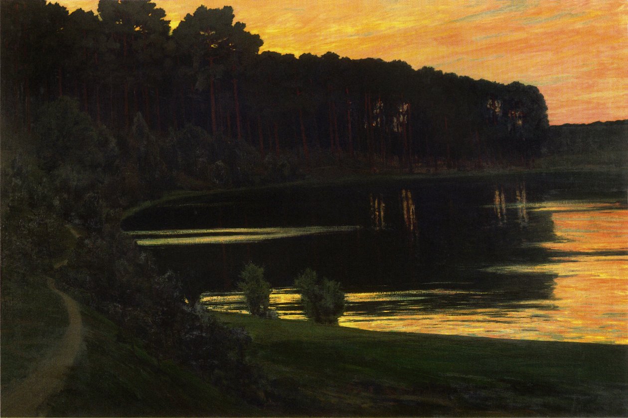 Duits: Grunewaldsee Grunewaldmeer


Alternatieve titel(s): Duits: Sonnenuntergang über dem Grunewaldsee Grunewaldmeer door Walter Leistikow