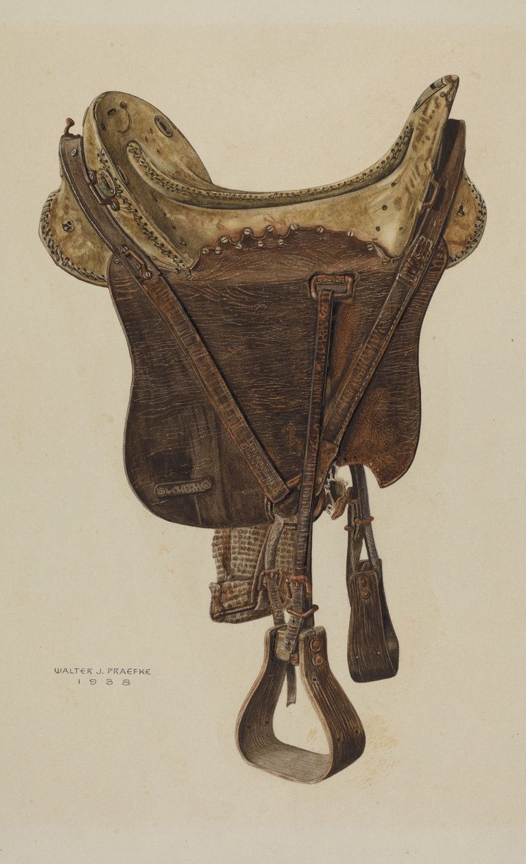 McLellan zadel, 1938 door Walter Praefke