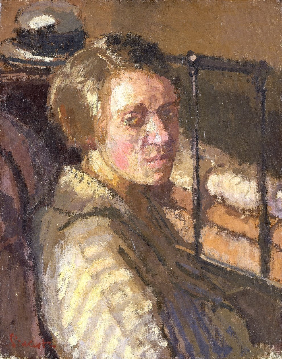 Camden Town portret door Walter Richard Sickert