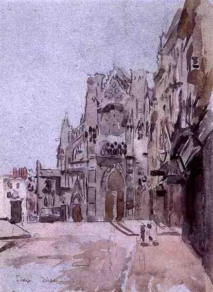 Dieppe door Walter Richard Sickert