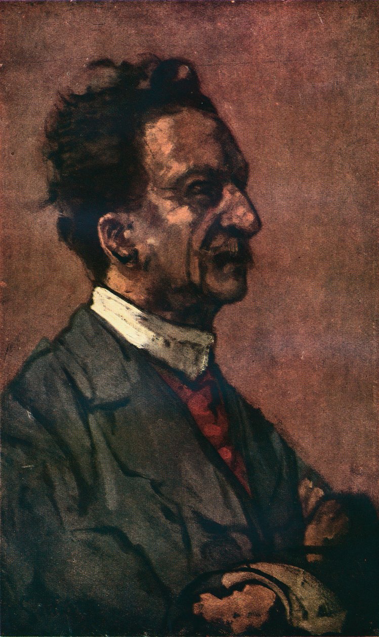 Portret van Fred Winter, ca. 1897-1898 door Walter Richard Sickert