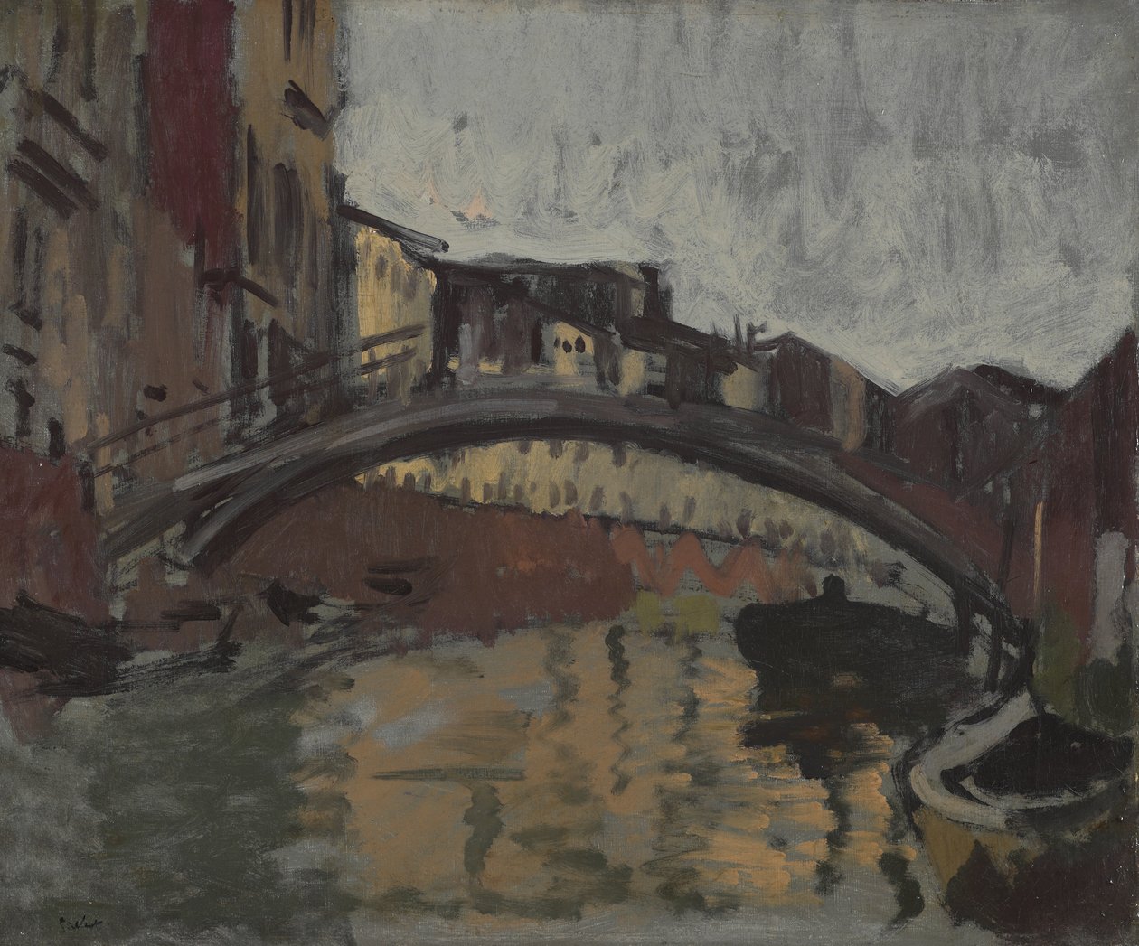 San Trovaso, Venetië, ca. 1904 door Walter Richard Sickert