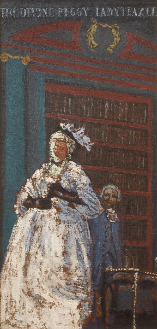 De goddelijke Peggy - Lady Teazle door Walter Richard Sickert