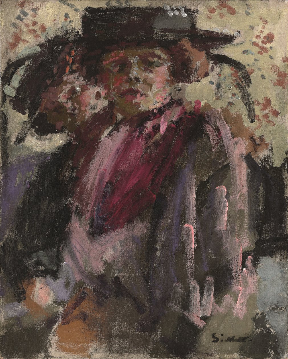 Het Bloemenmeisje; Twee Vrouwen door Walter Richard Sickert