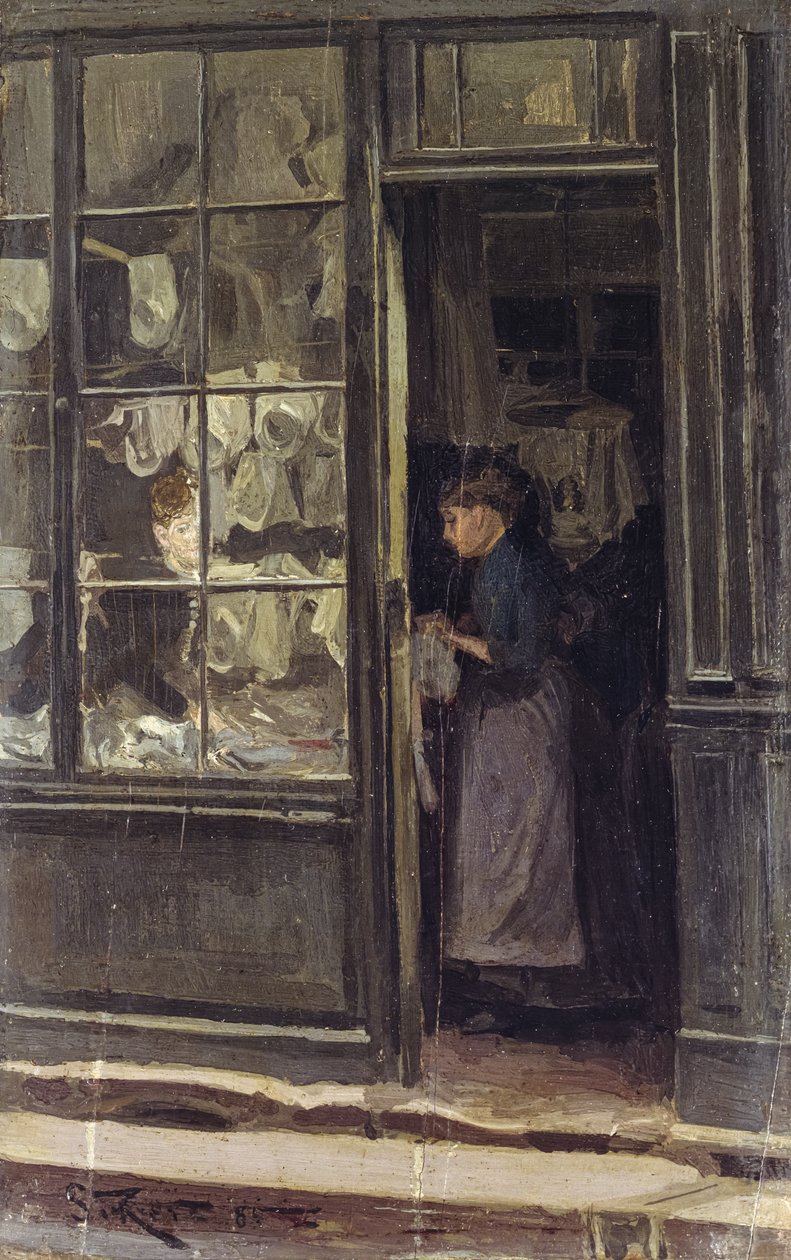 De Wasserij door Walter Richard Sickert