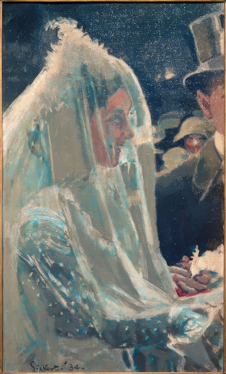 De bruiloft door Walter Sickert