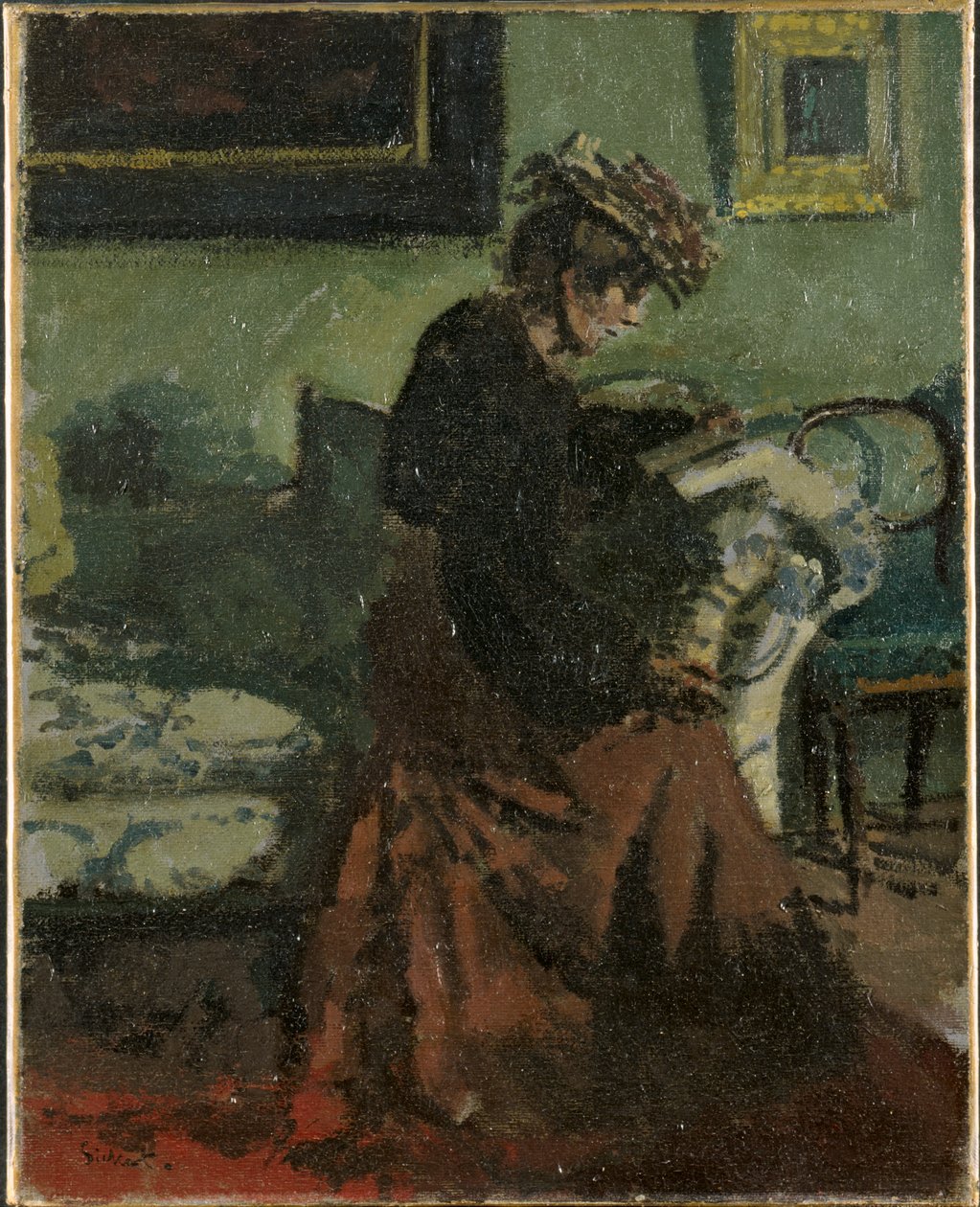 Paasmaandag-Hélène Daurmont door Walter Sickert