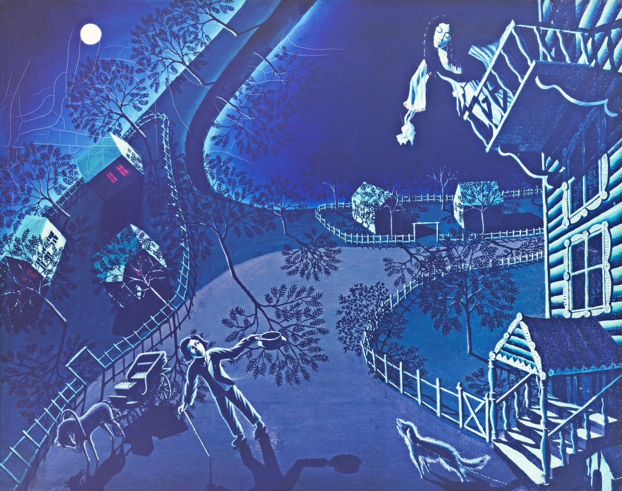 Afscheid (der Abschied) door Walter Spies