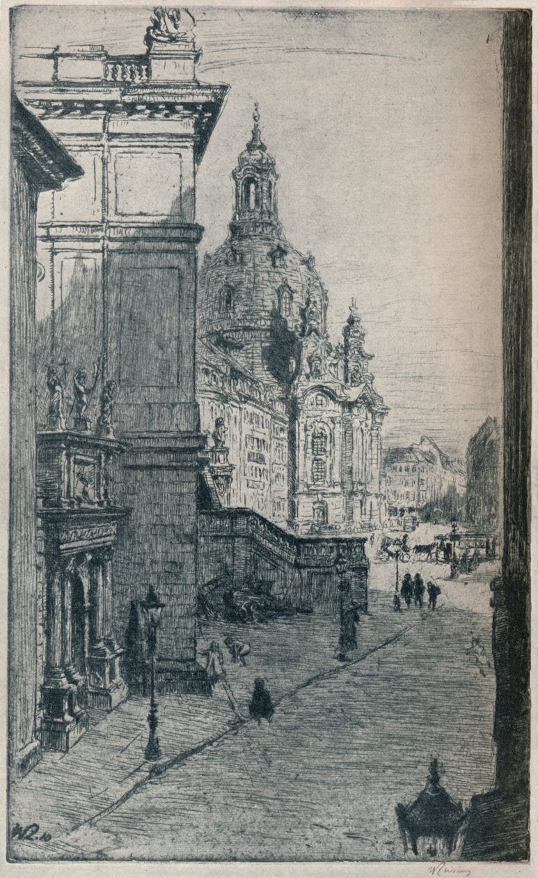 Judenhof, Dresden door Walter Zeising