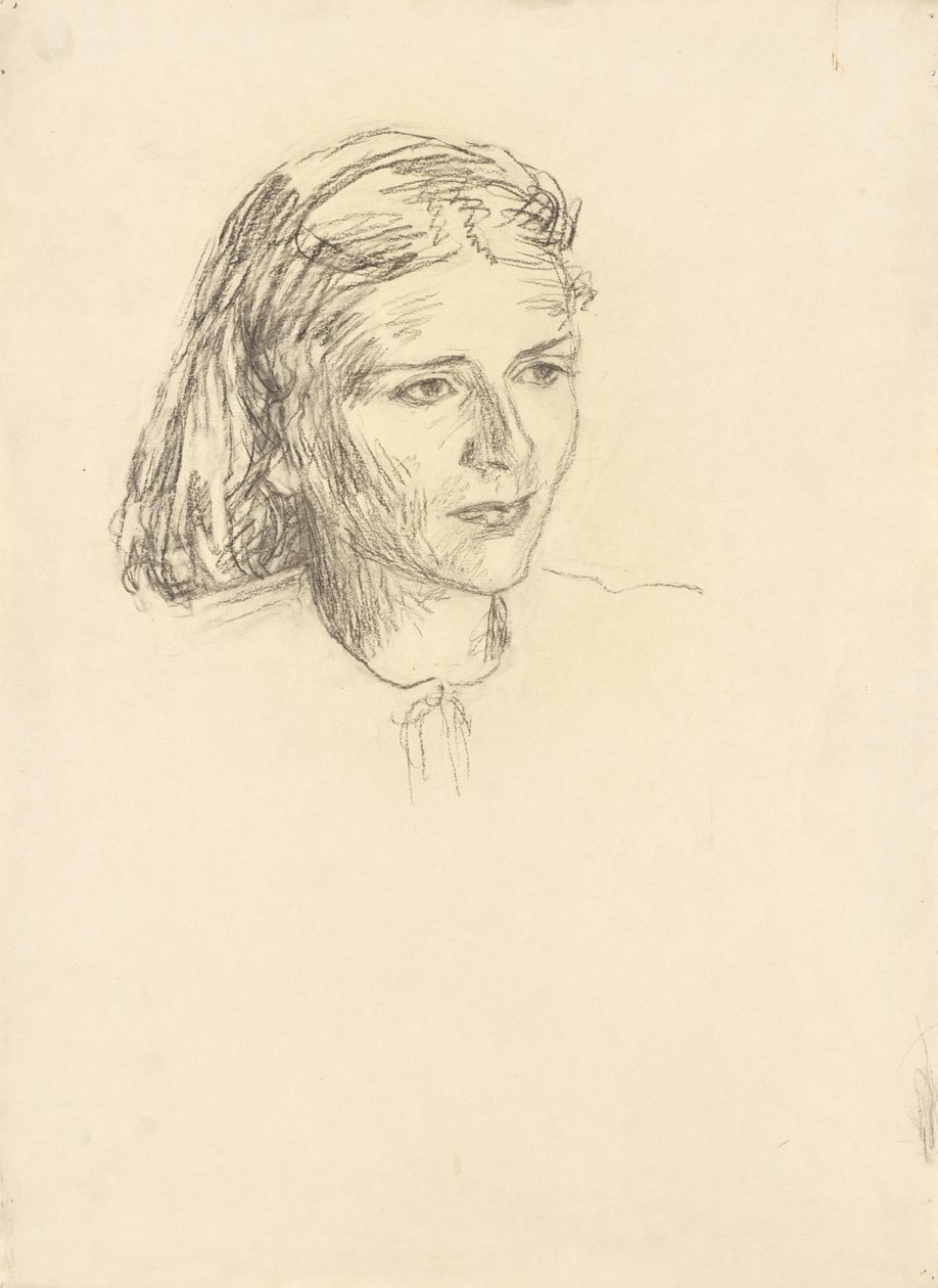 Portret van Gaby Niedermoser door Walther Gamerith