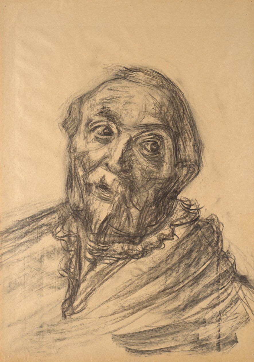 Portret van een oude man door Walther Gamerith