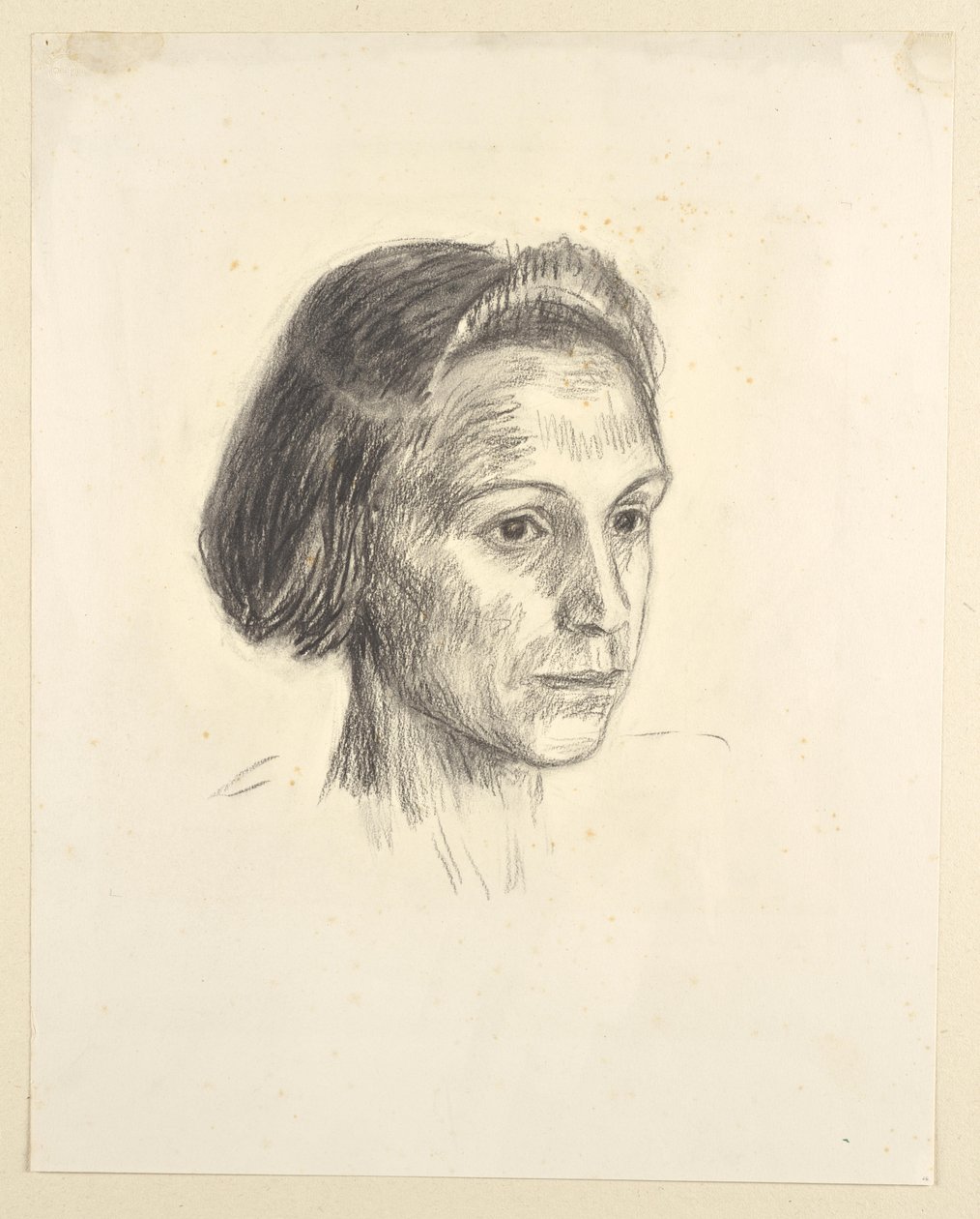 Portret van een dame door Walther Gamerith