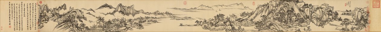 De Fuchun-bergen door Wang Yuanqi