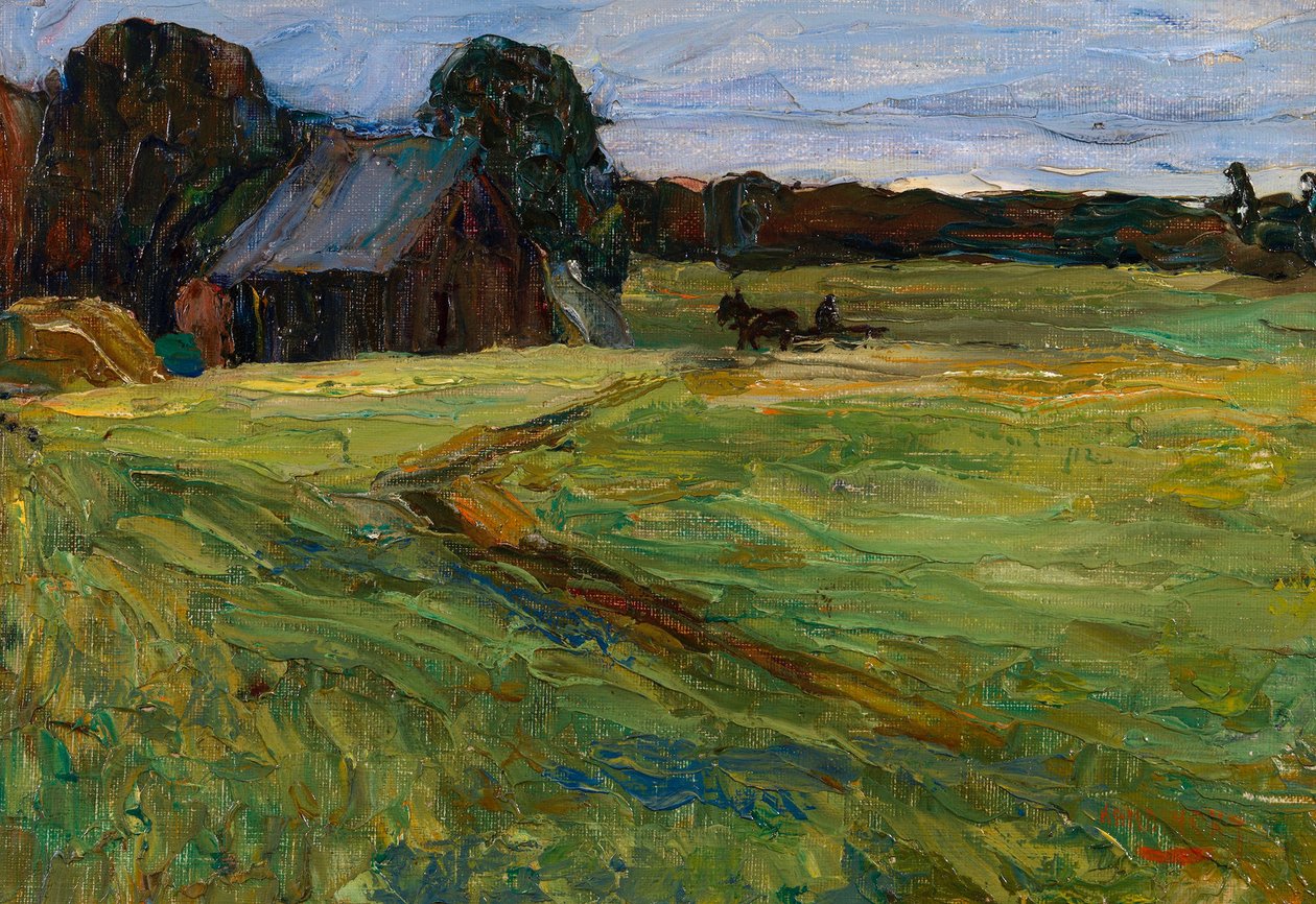 V. Kandinsky. Landschap door Wassily Kandinsky